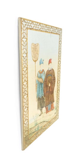 Chinese Chinoiserie Scene Portrait