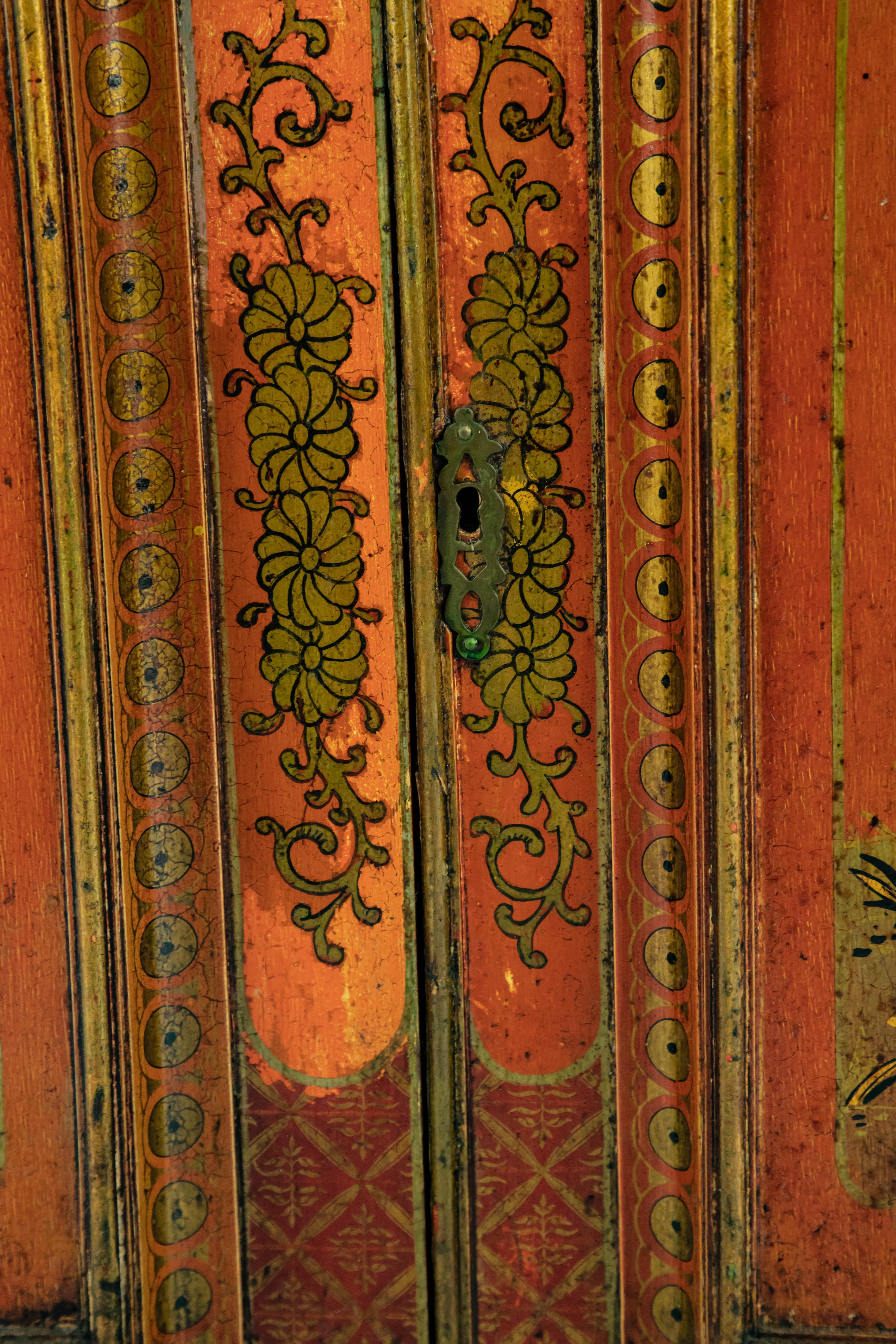 American Chinese Chippendale Chinoiserie Cupboard