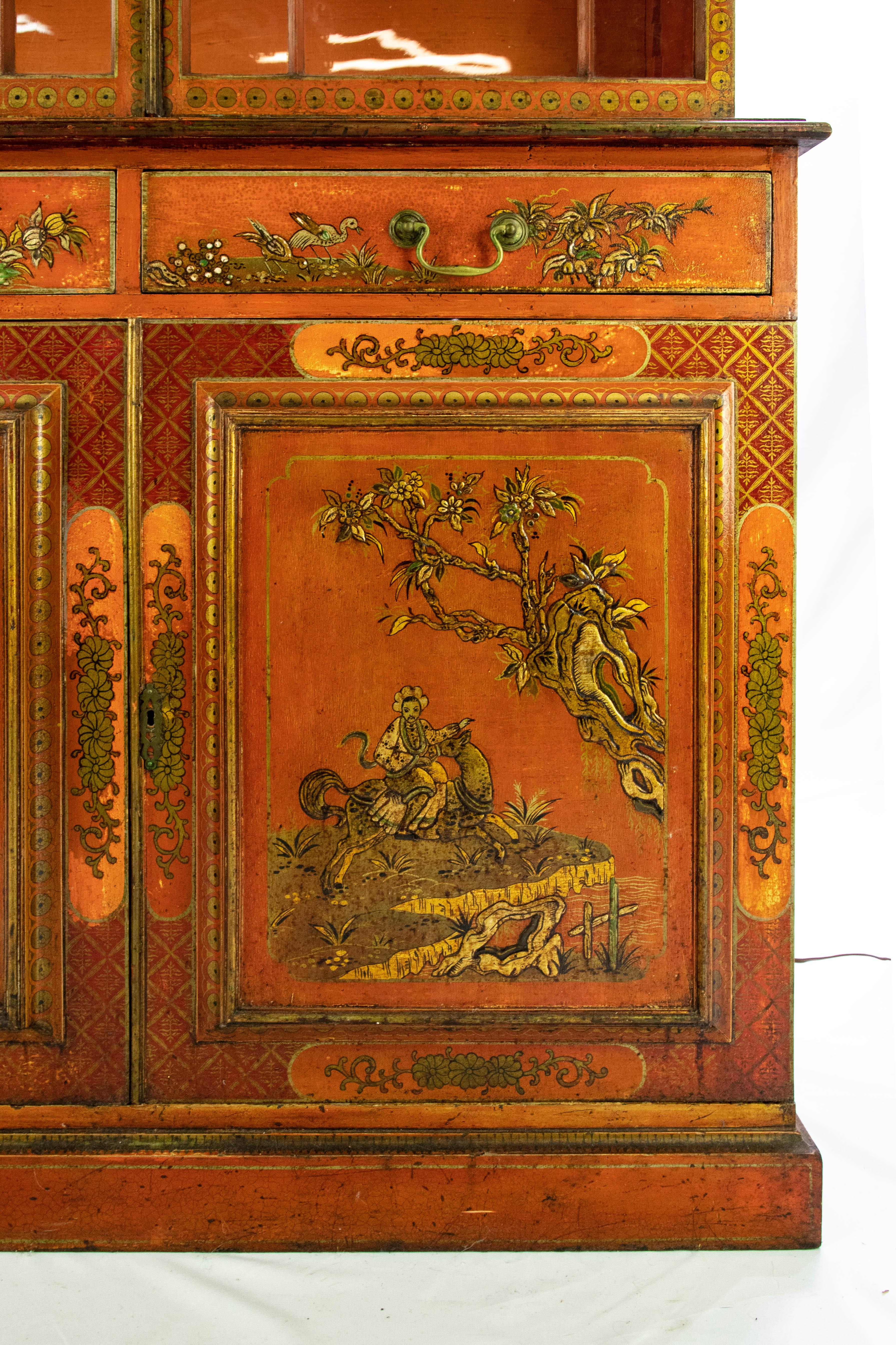 Woodwork Chinese Chippendale Chinoiserie Cupboard