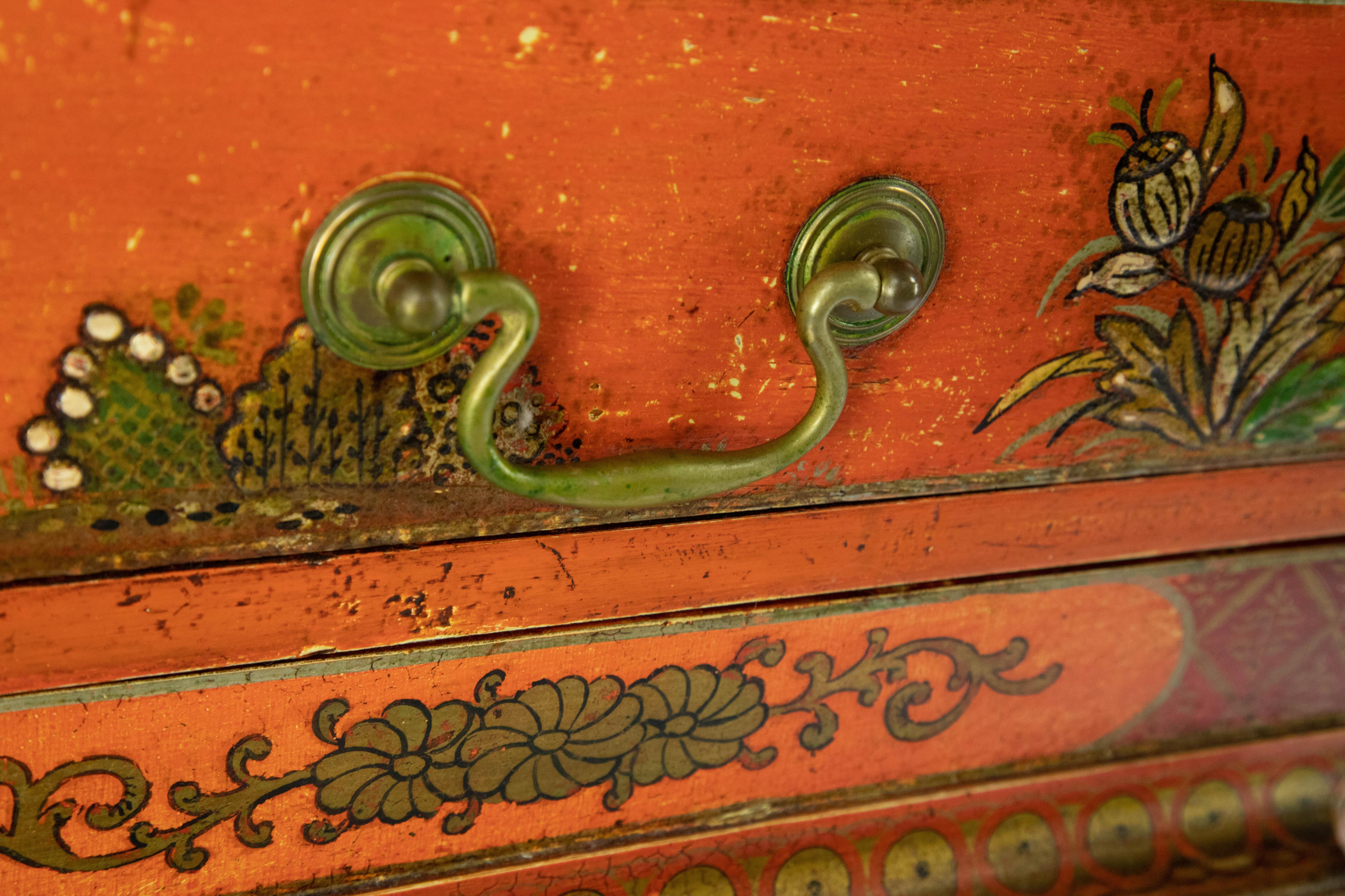 Chinese Chippendale Chinoiserie Cupboard 1