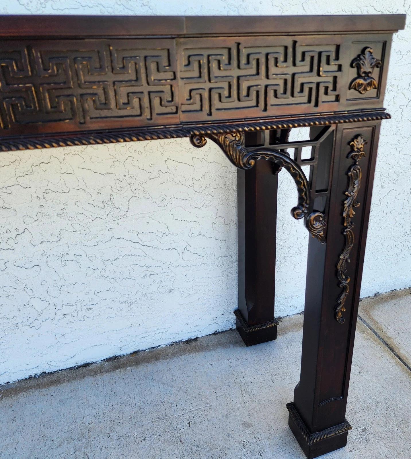 Consola Chippendale china Caoba en venta