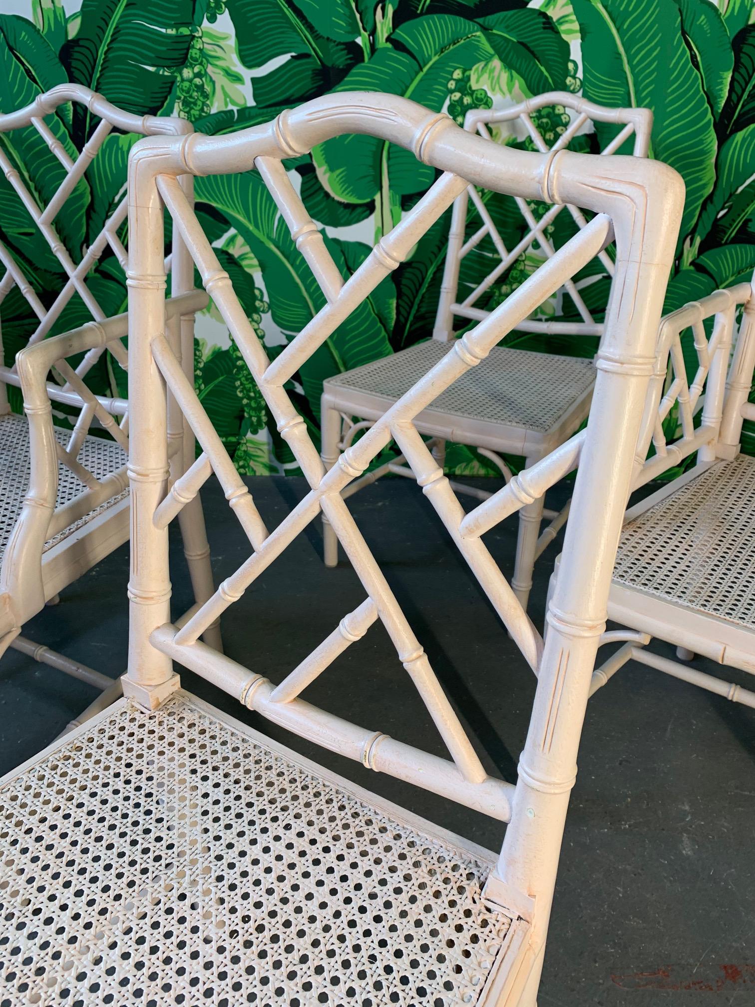 chippendale bamboo chairs