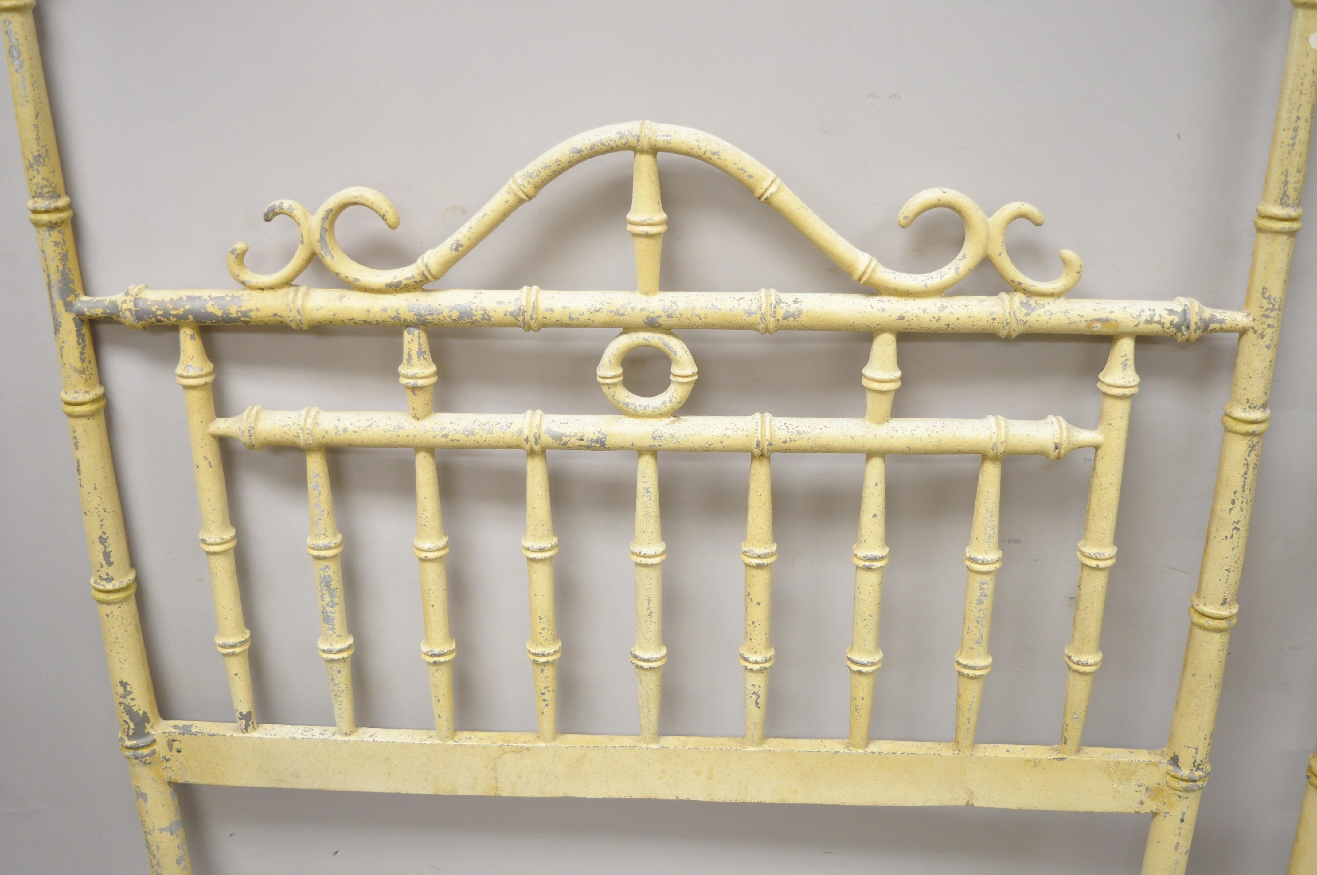 vintage brass headboard