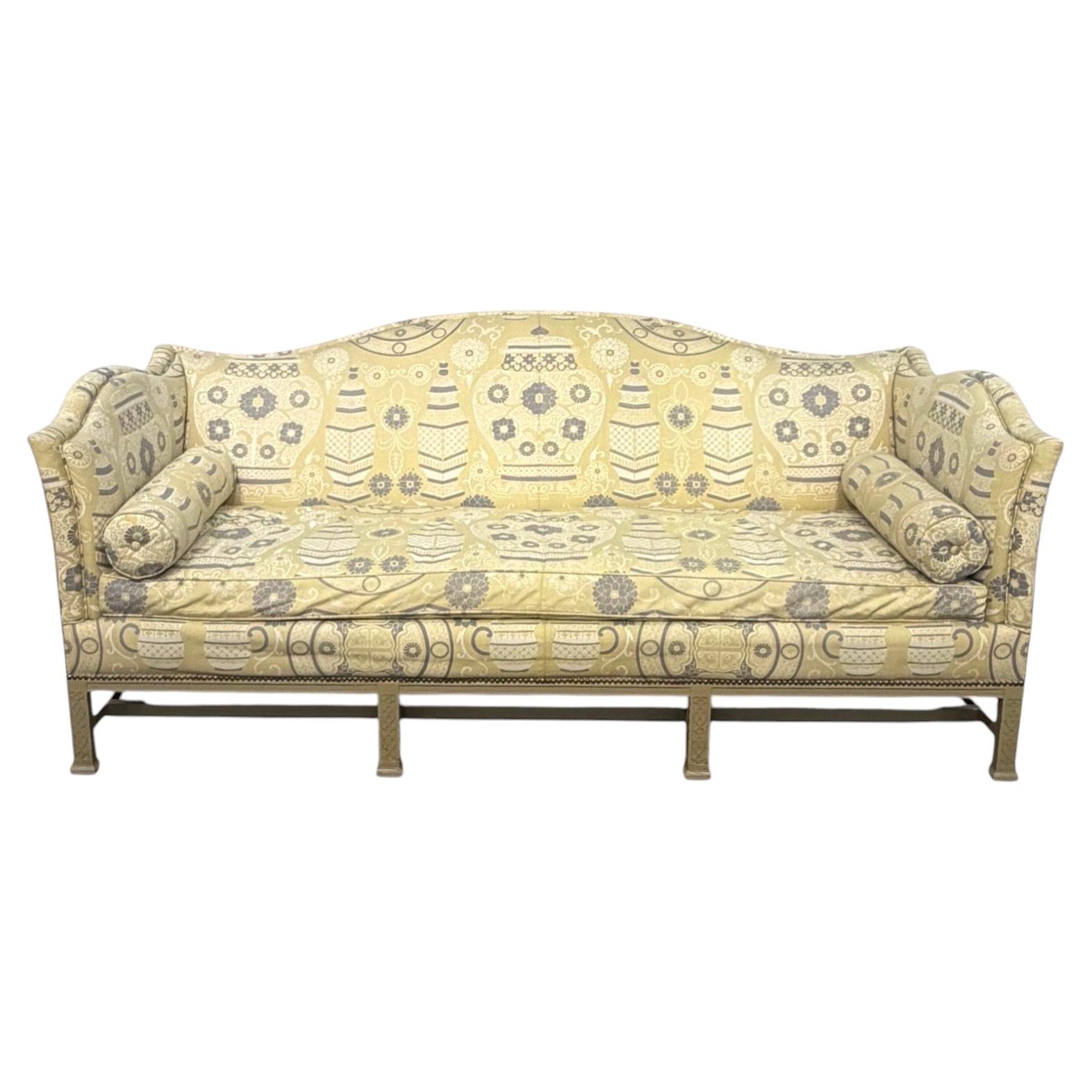 Chinese Chippendale Sofa by John Stuart For Sale