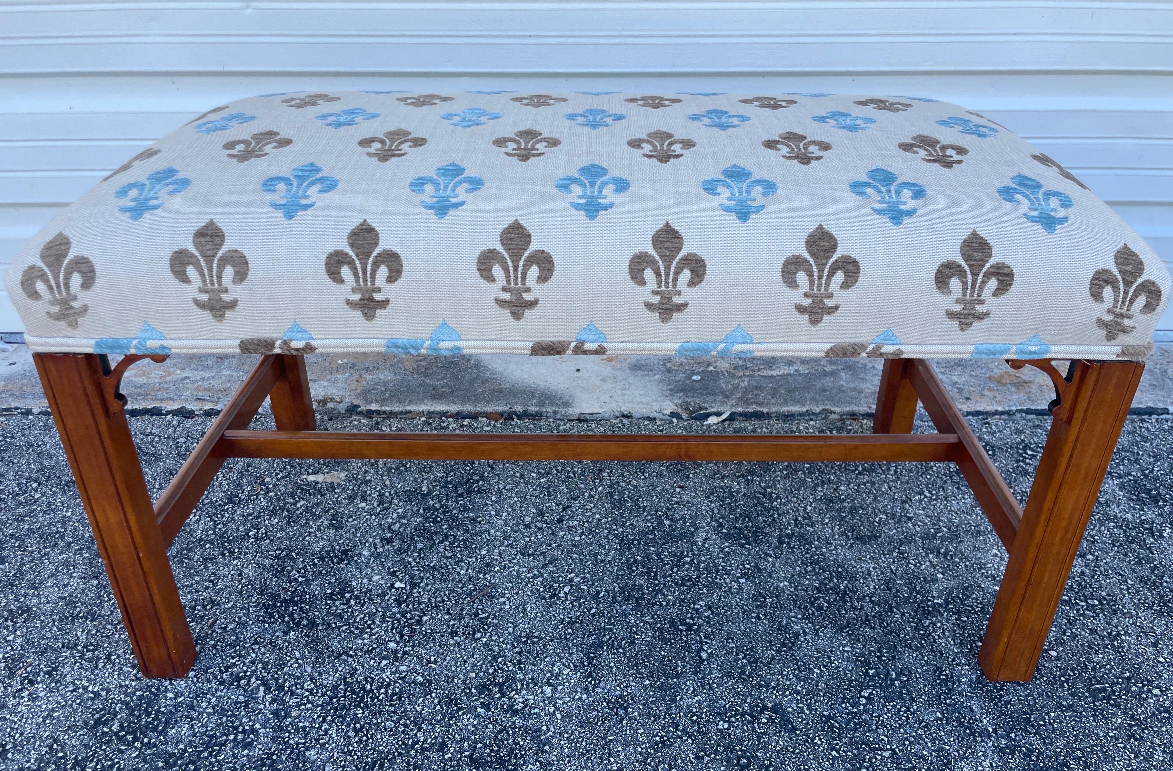 Tissu Banc chinois de style Chippendale en vente