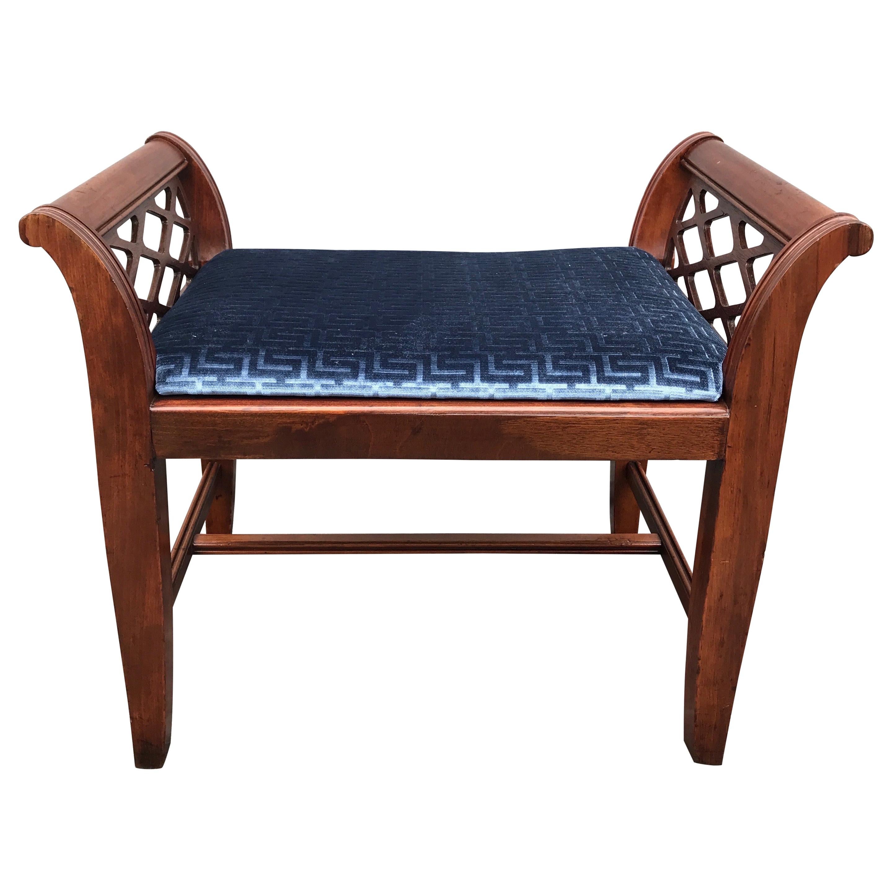 Chinese Chippendale Style Bench