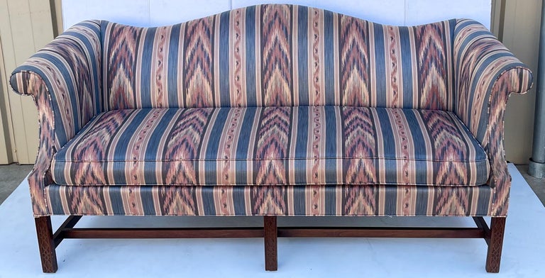 Hickory chair camel back sofa shop