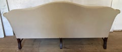 Chinese Chippendale Style Camelback Sofa