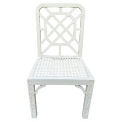 Chinese Chippendale Style Carved Fretwork Armchair