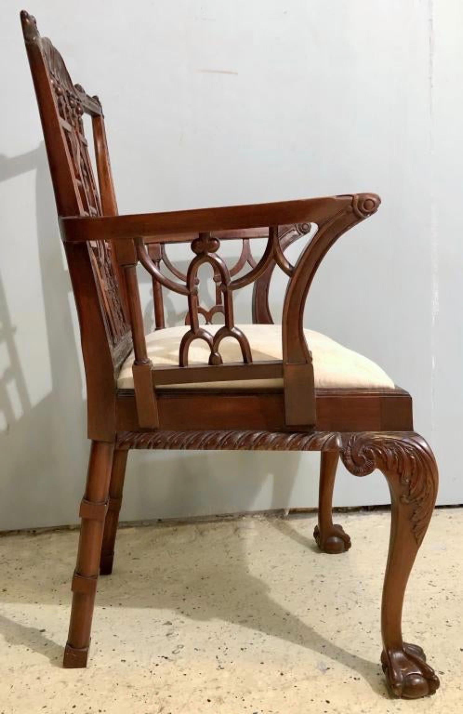 chinese chippendale dining chairs
