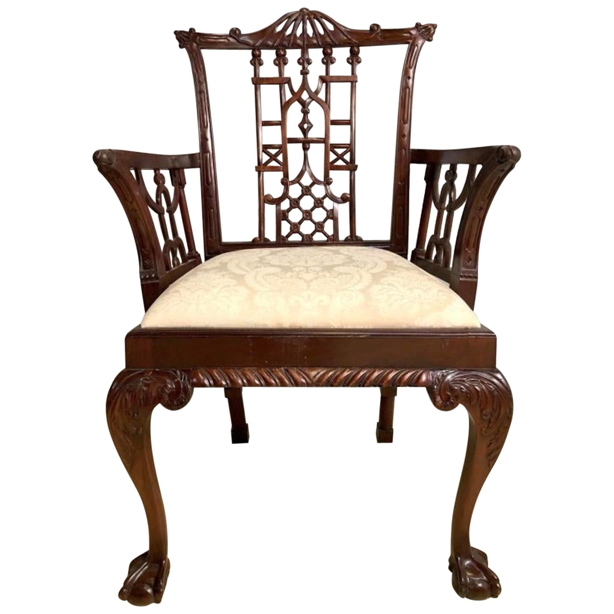 Chinese Chippendale Style Chair