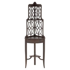 Chinese Chippendale Style Corner Etagere