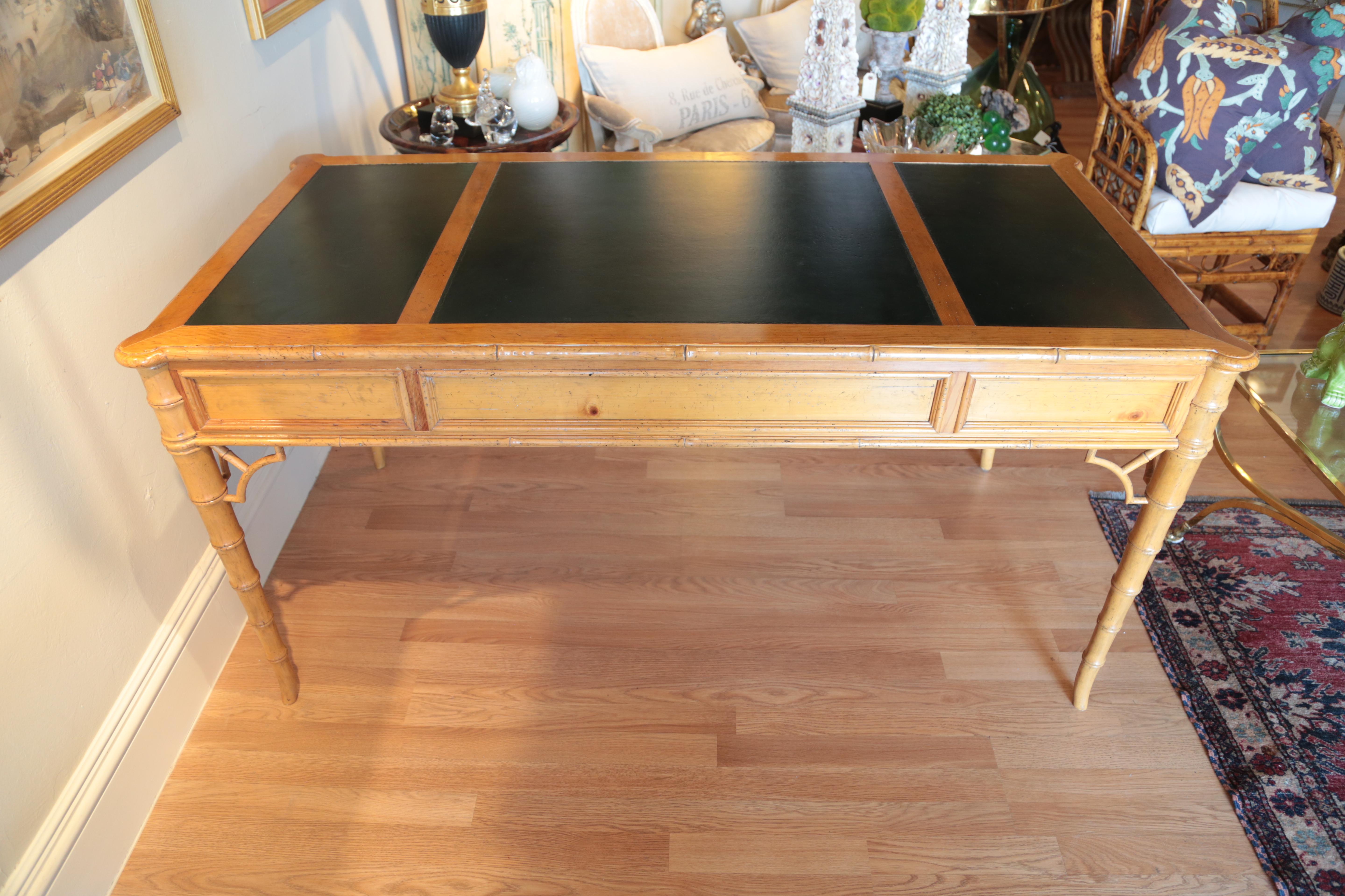 Chinese Chippendale Style Desk by Baker 6