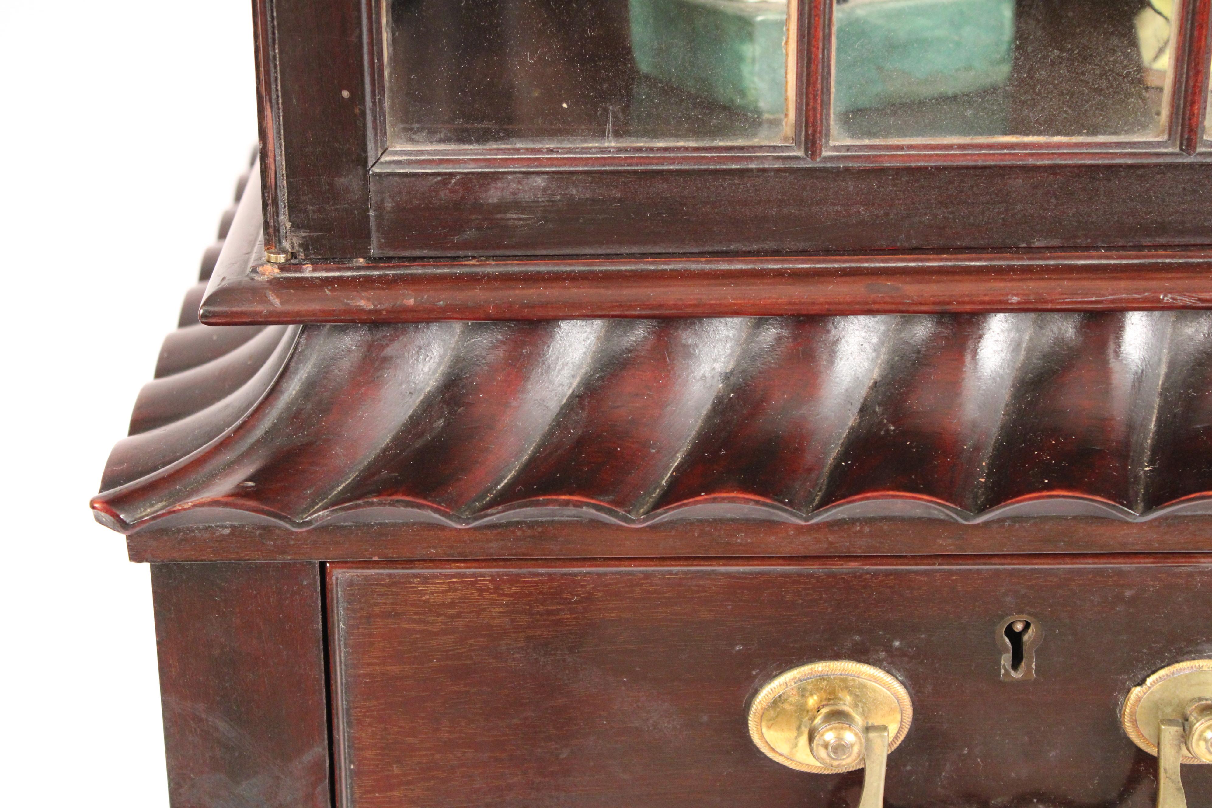 Chinese Chippendale Style Display Cabinet For Sale 1
