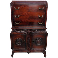 Chinese Chippendale Style Highboy