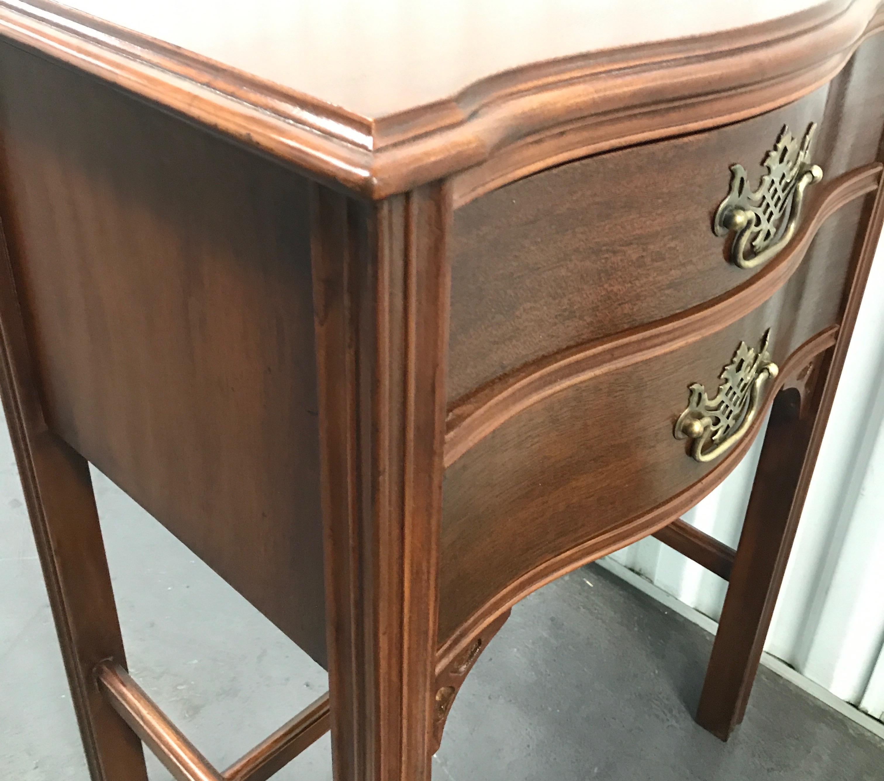 chippendale bedside table
