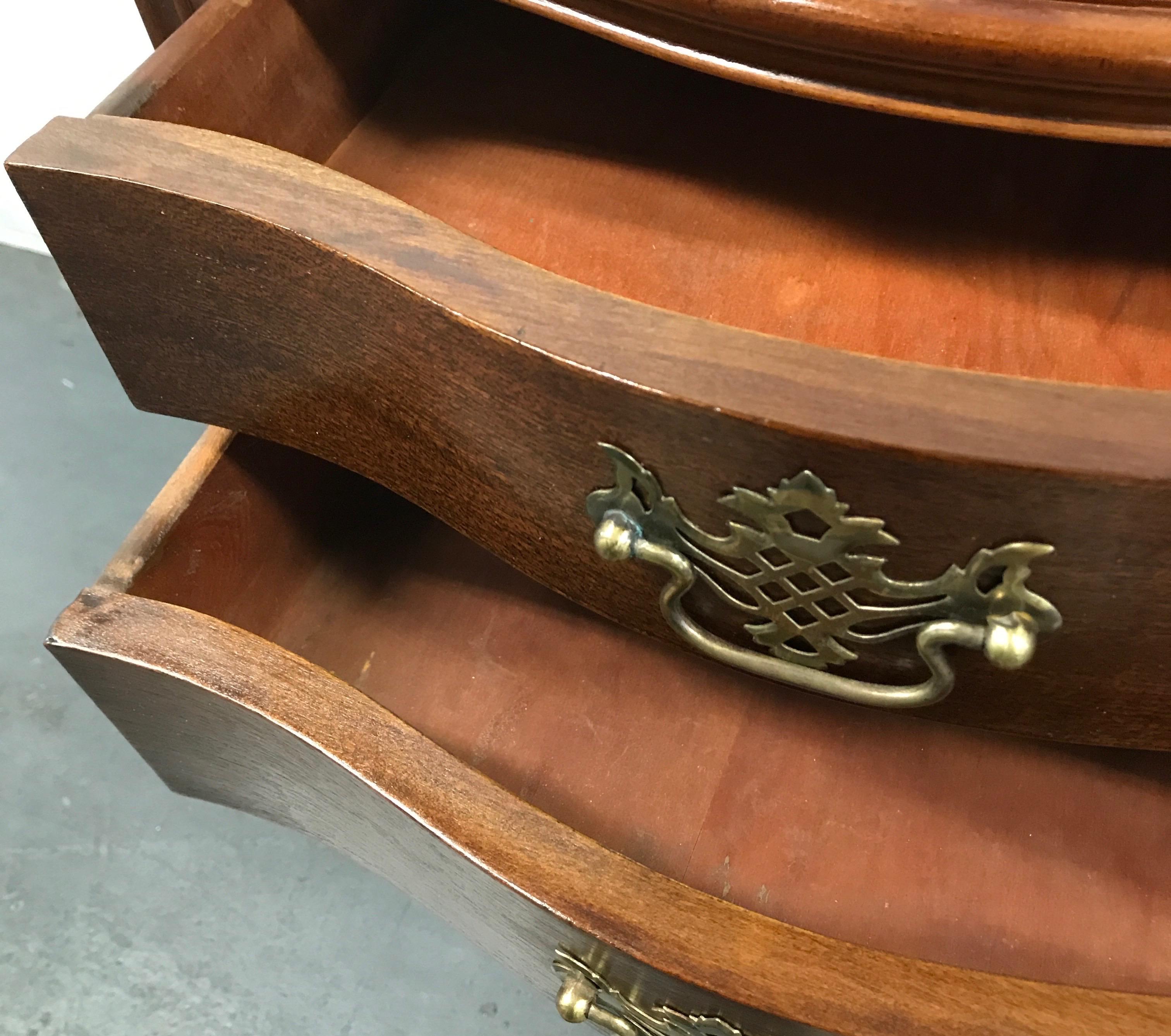 20th Century Chinese Chippendale Style Nightstand or Side Table