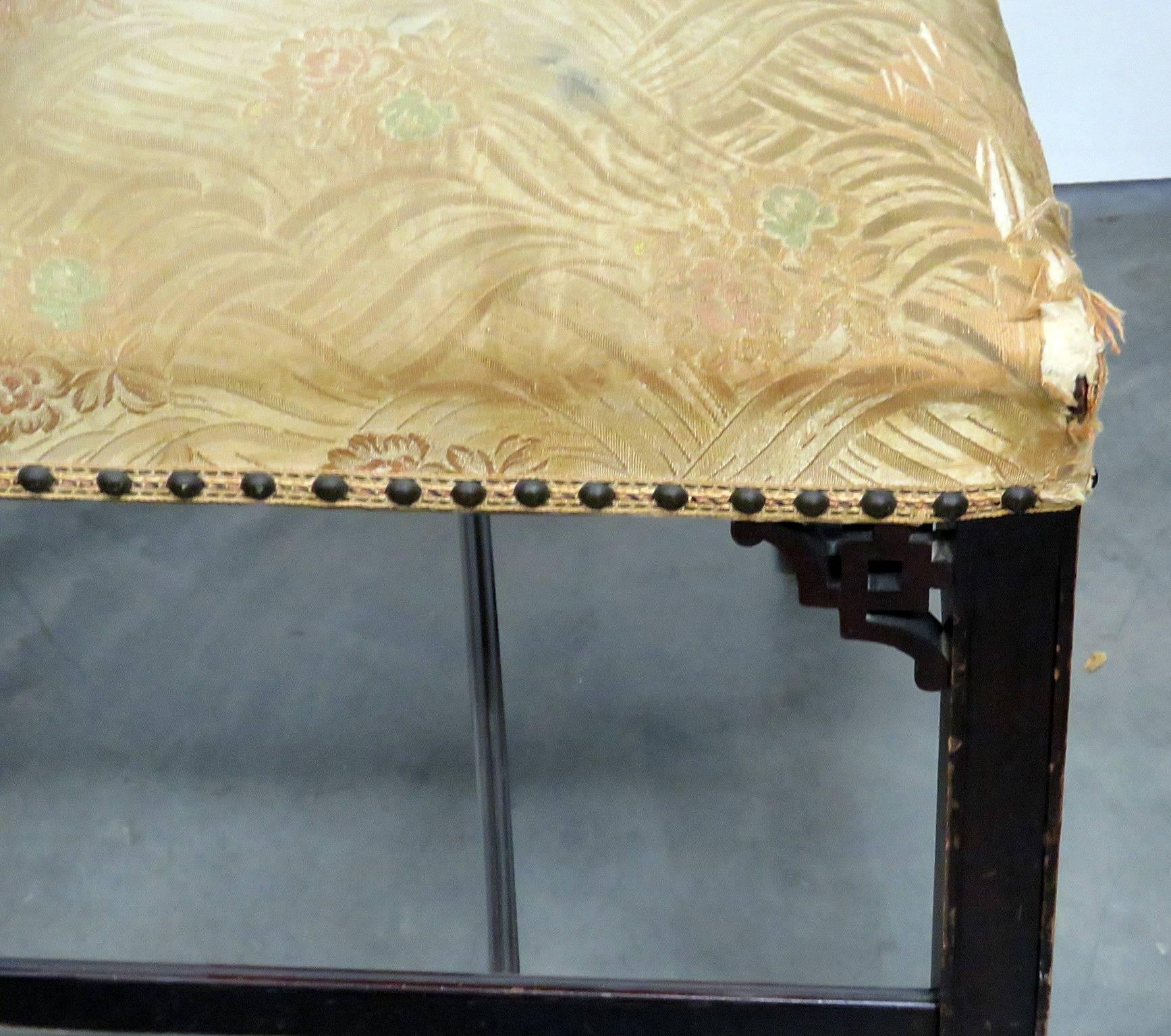 Chinese Chippendale Style Vanity with Chair 11