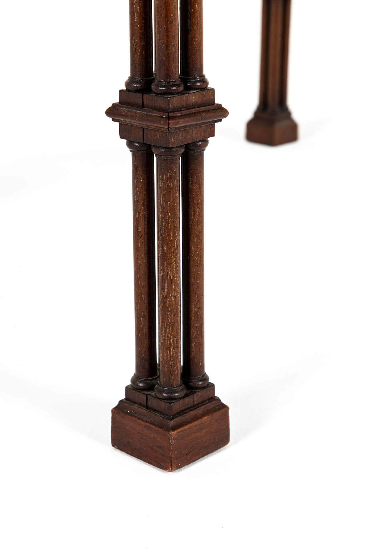 19th Century Chinese Chippendale Victorian Silver Table For Sale