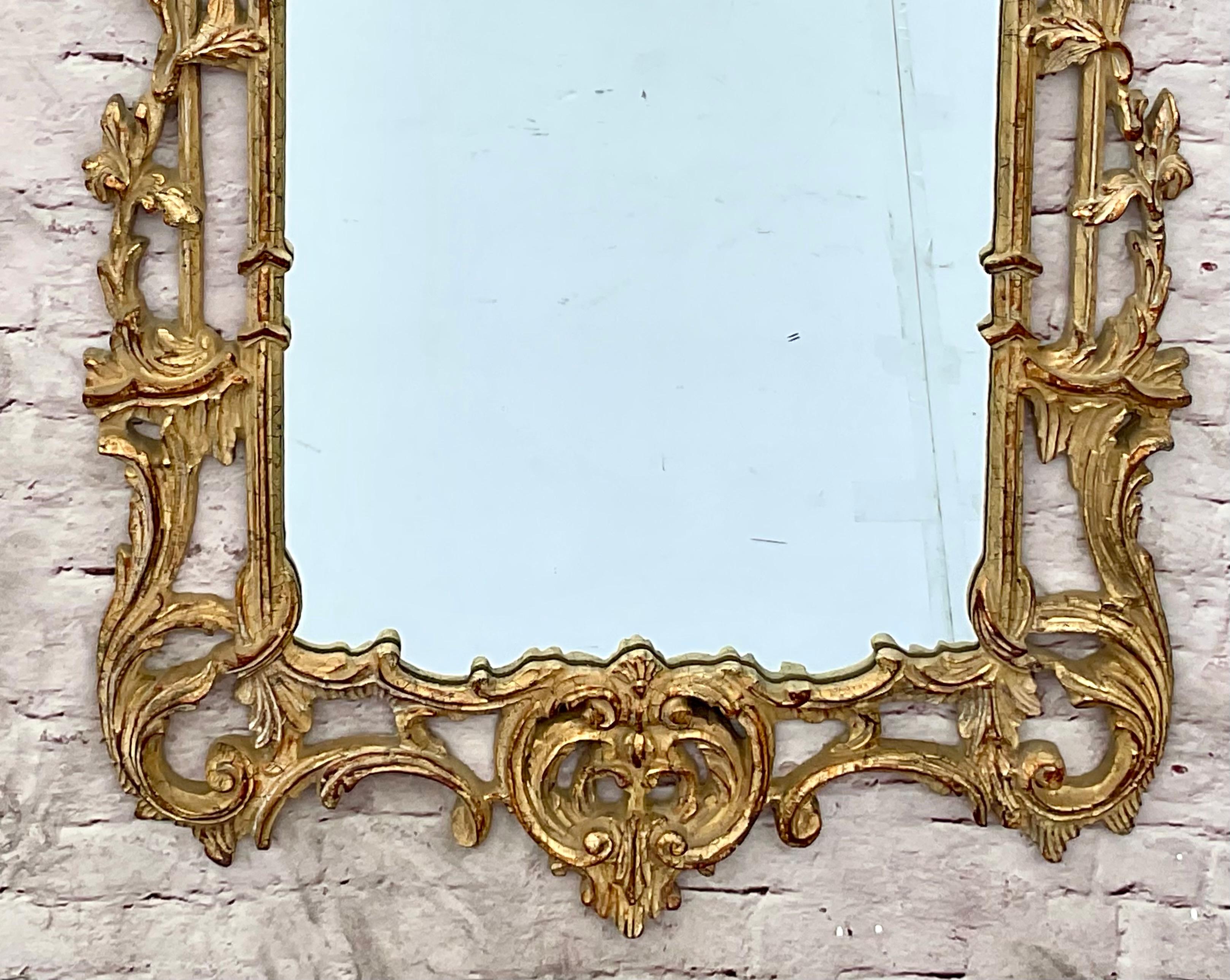 Résine Miroir mural Chippendale chinois de style George II en vente