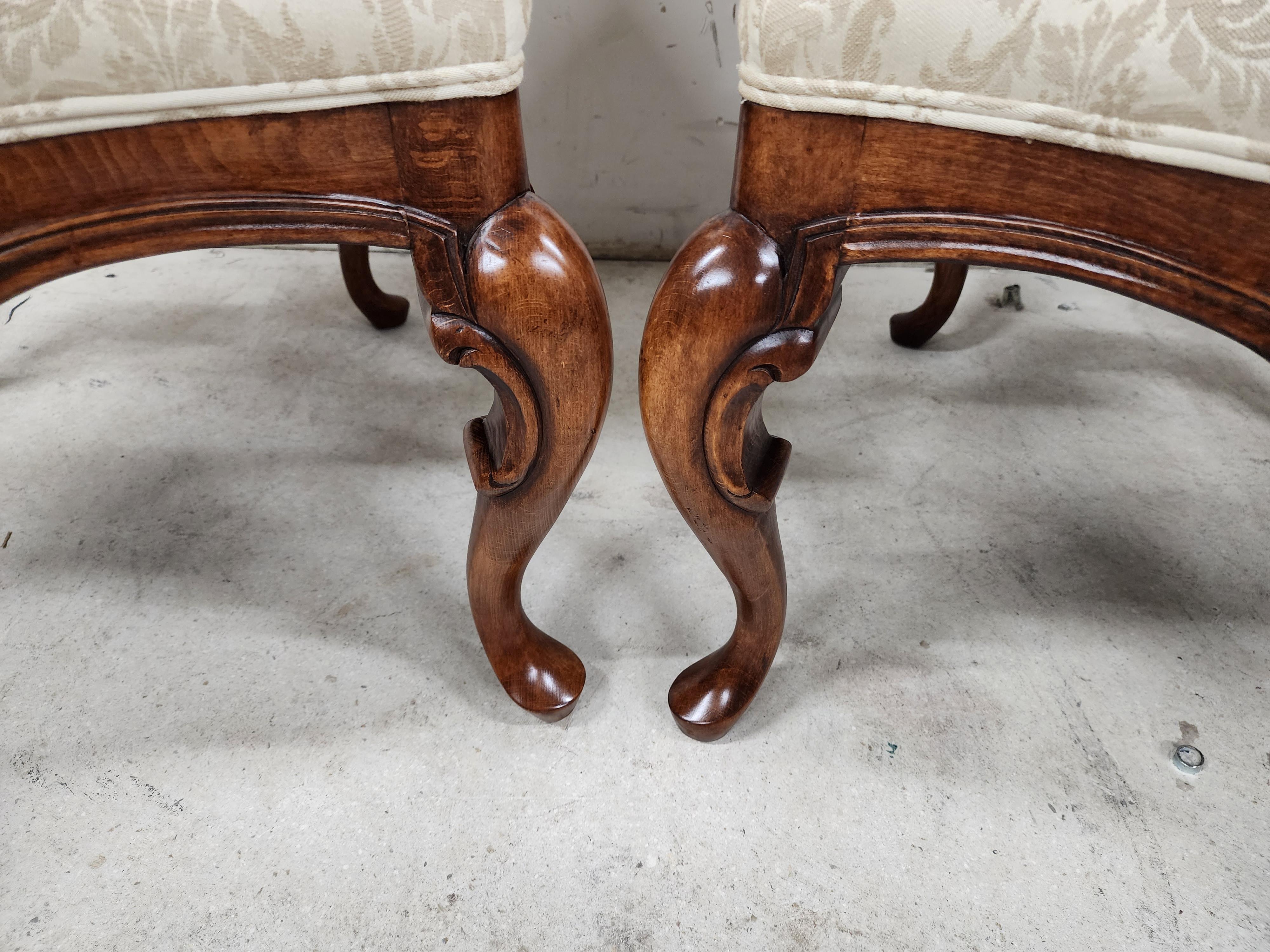 Chinese Chippendale Wingback Armchairs For Sale 2