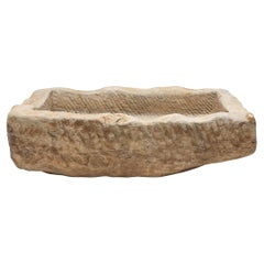 Antique Chinese Chiseled Stone Trough, circa  1900