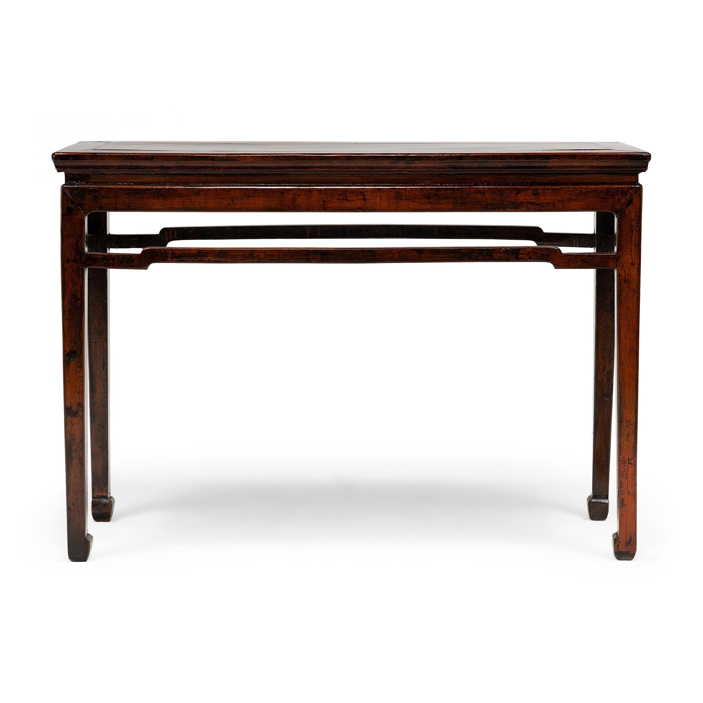 Qing Chinese Cinnabar Altar Table, c. 1900 For Sale