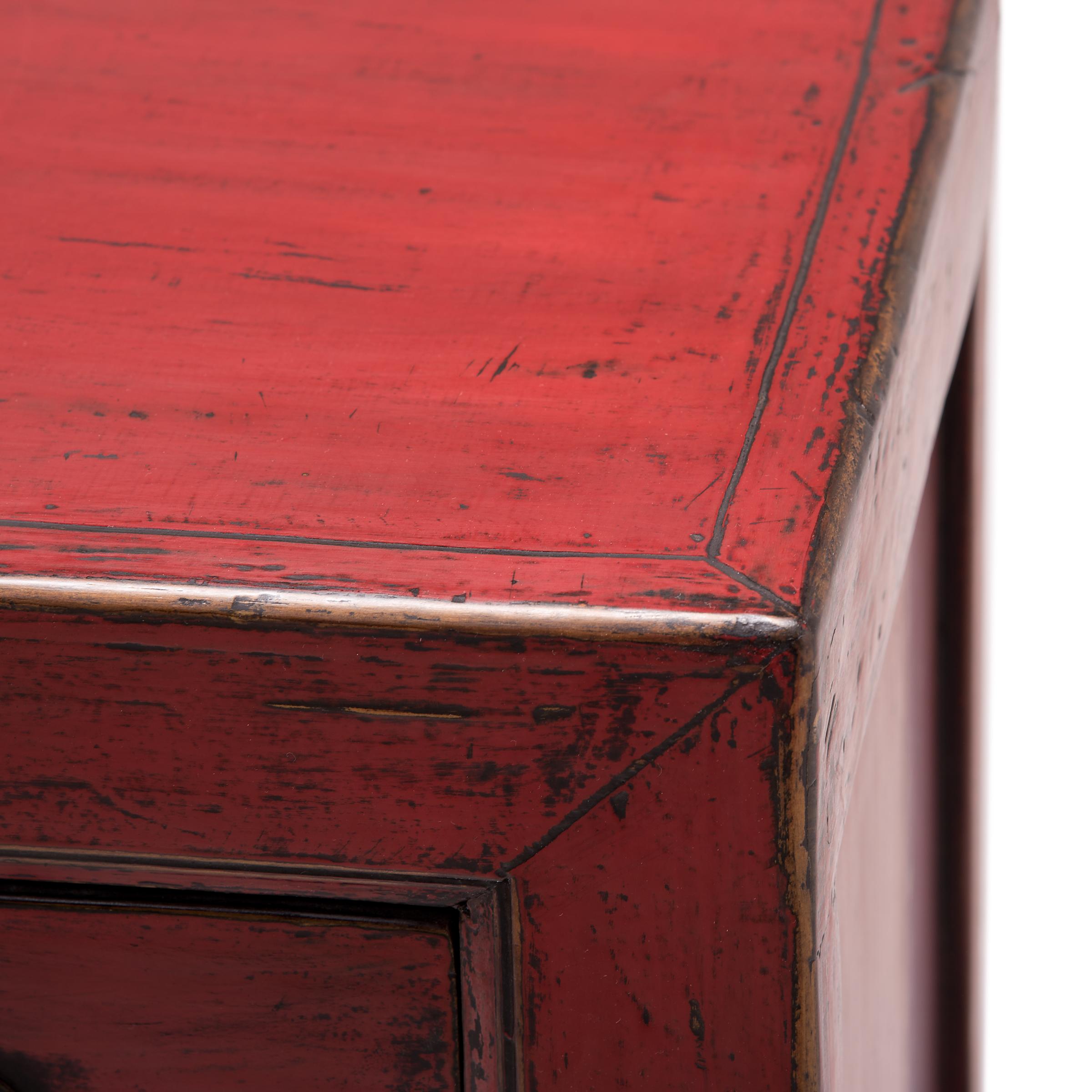 Chinese Cinnabar Apothecary Chest 2