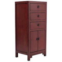 Chinese Cinnabar Document Cabinet