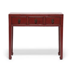 Chinese Cinnabar Incense Table, c. 1900