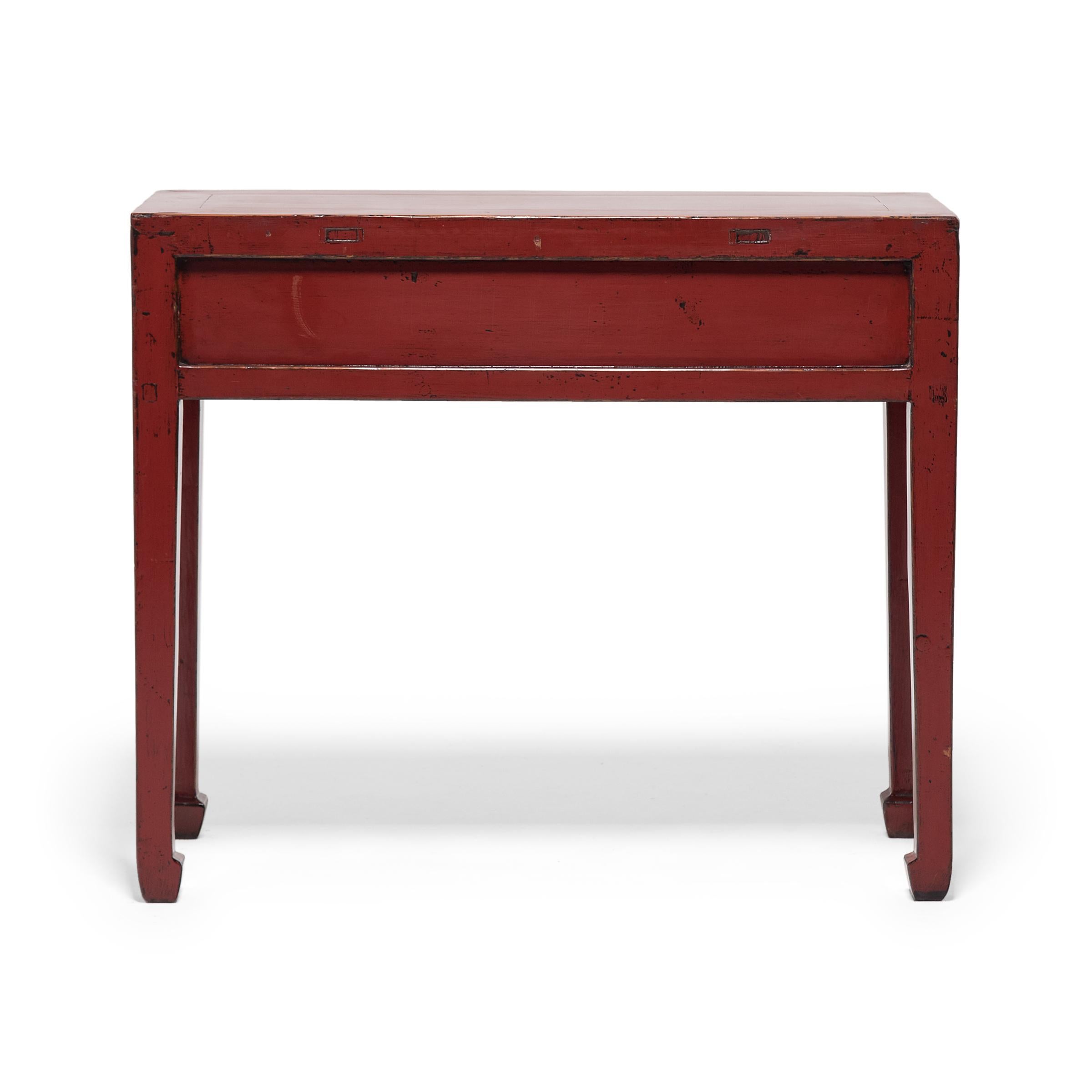 Lacquered Chinese Cinnabar Incense Table, c. 1900