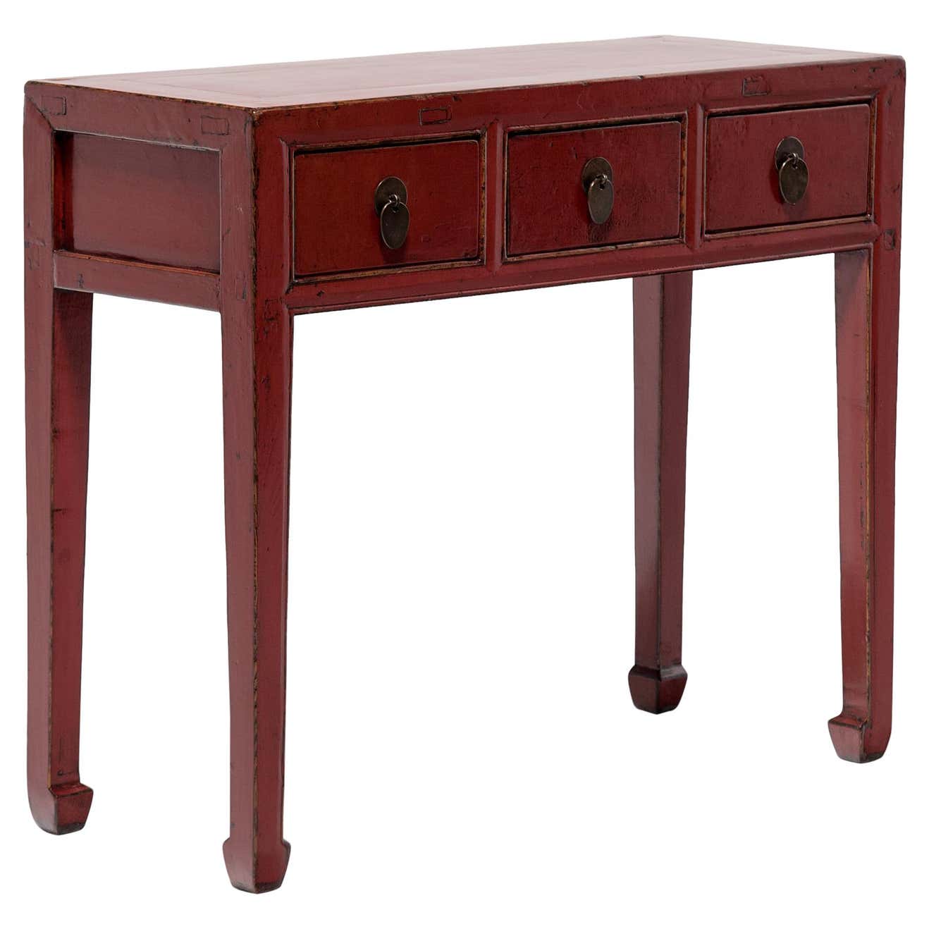 Chinese Cinnabar Incense Table, c. 1900 at 1stDibs