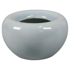 Aquarelle chinoise en porcelaine claire delune, 19e siècle