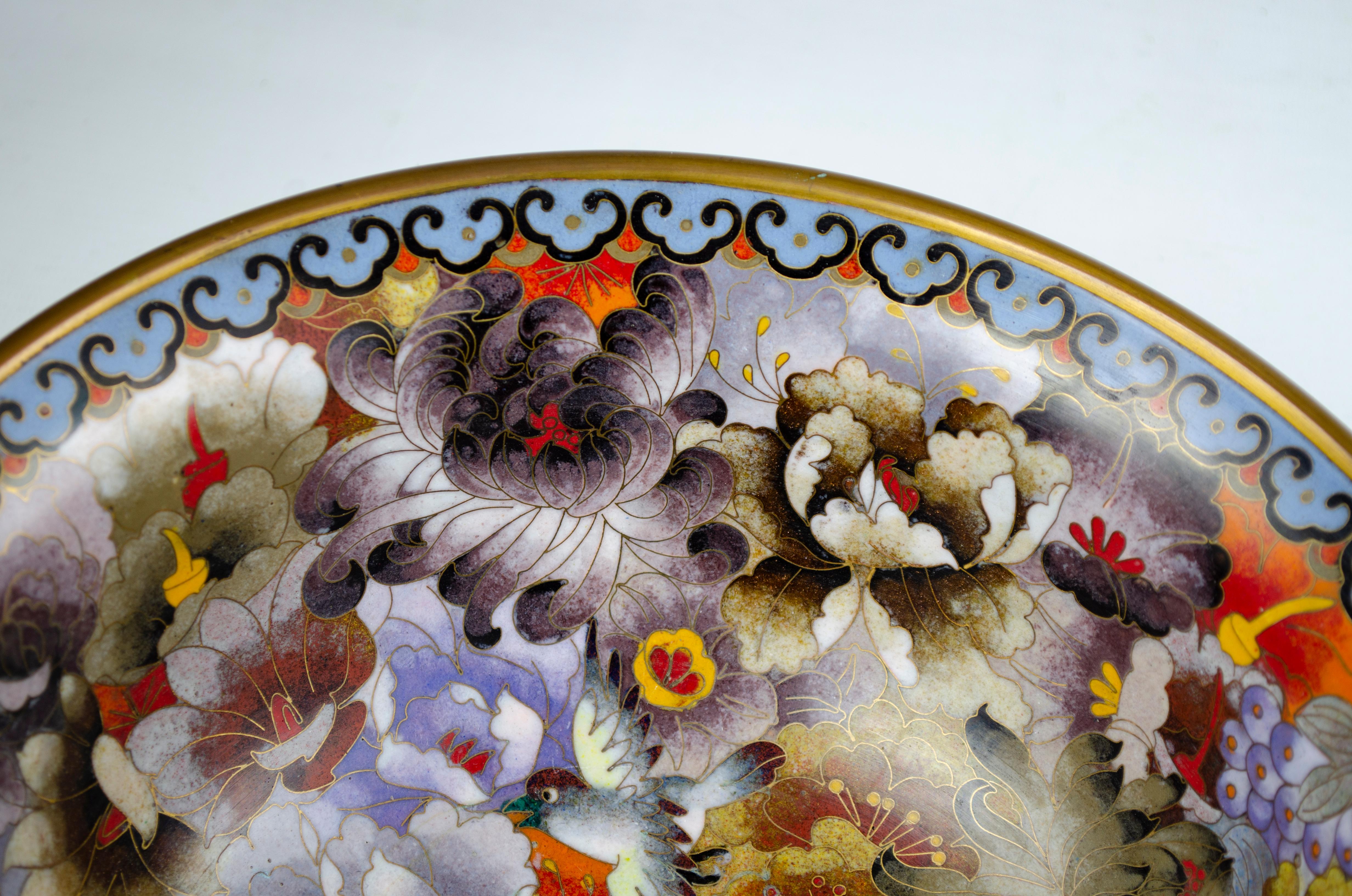Chinese Export Chinese Cloisonne Bowl For Sale