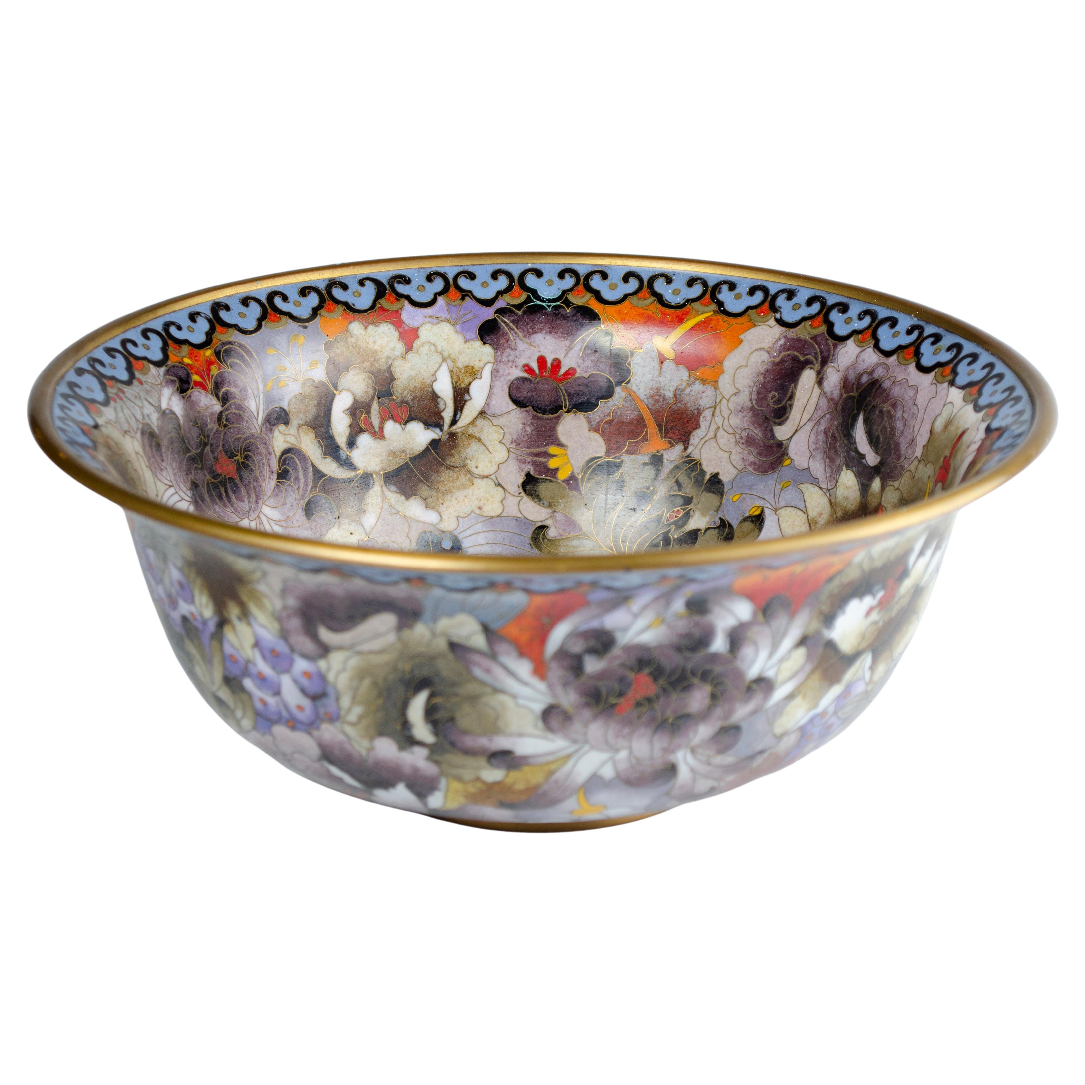 Chinese Cloisonne Bowl For Sale