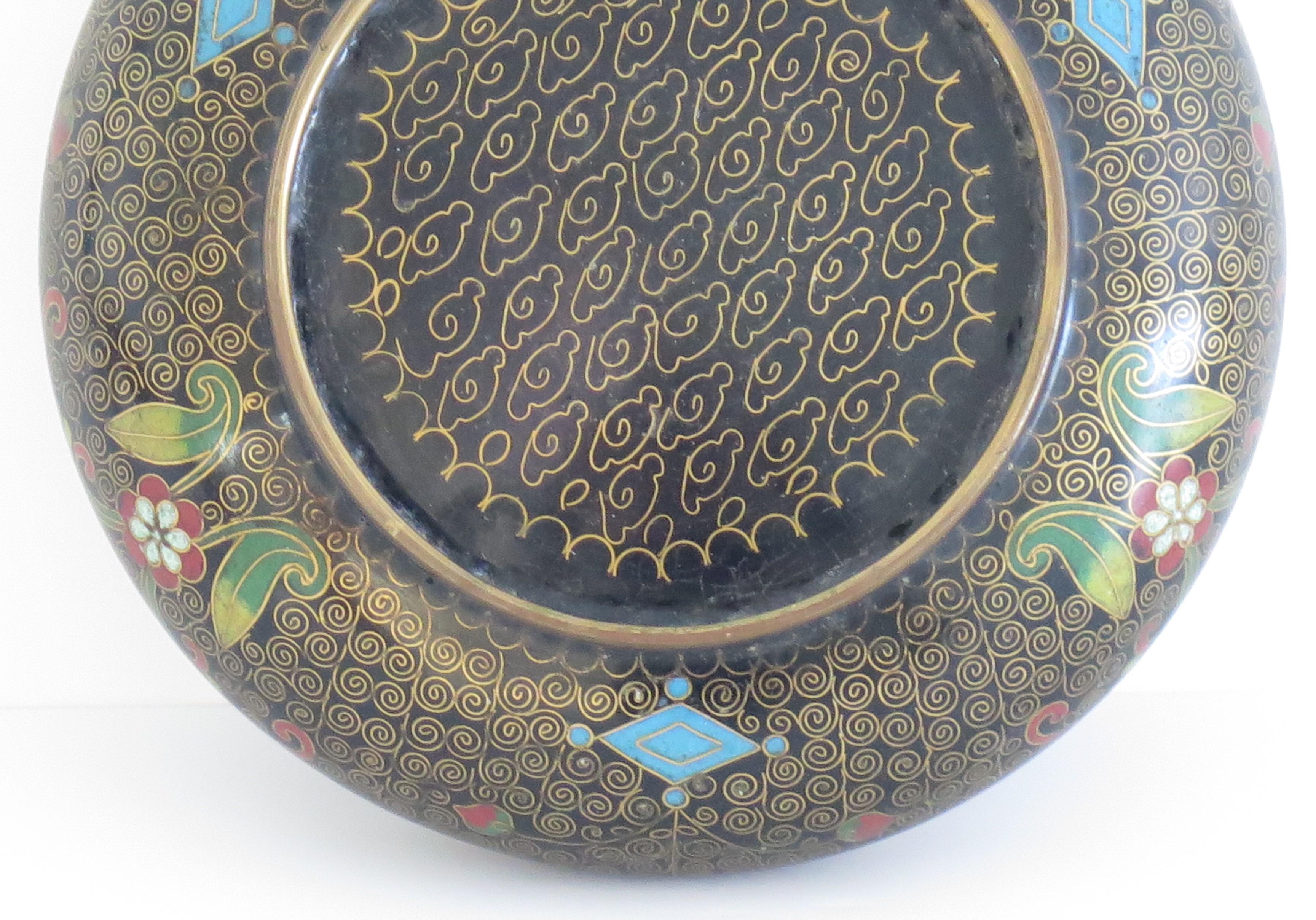 Chinese Cloisonné Bowl with Ruji Head Borders 'B', Qing, circa 1840 3