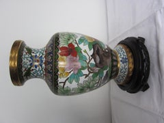 Chinese Cloisonné Brass Vase