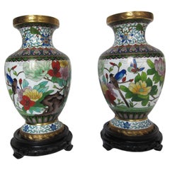 Chinese Cloisonné Brass Vase