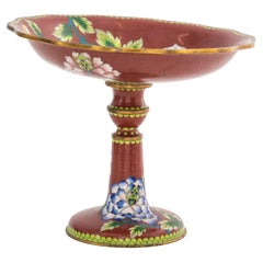 Chinese Cloisonne Enamel Tazza