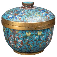 Pot chinois émaillé "cloisonné" - XIXème siècle