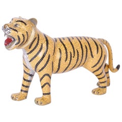 Chinese Cloisonné Tiger