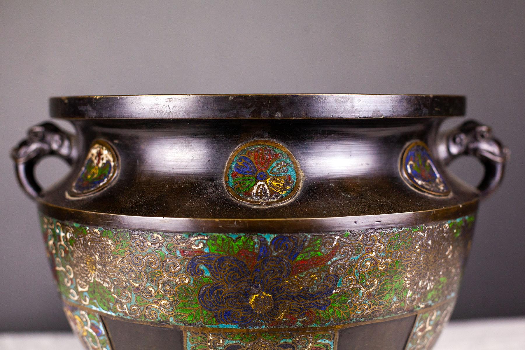 Bronze Chinese Cloisonne Vessel