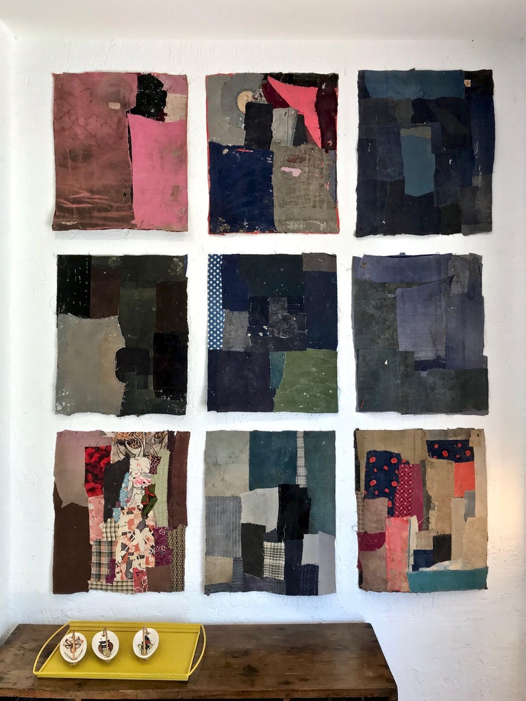 Chinese Collaged, Ge Ba Textile “Paintings” Made by Anonymous Women, 1950s 1
