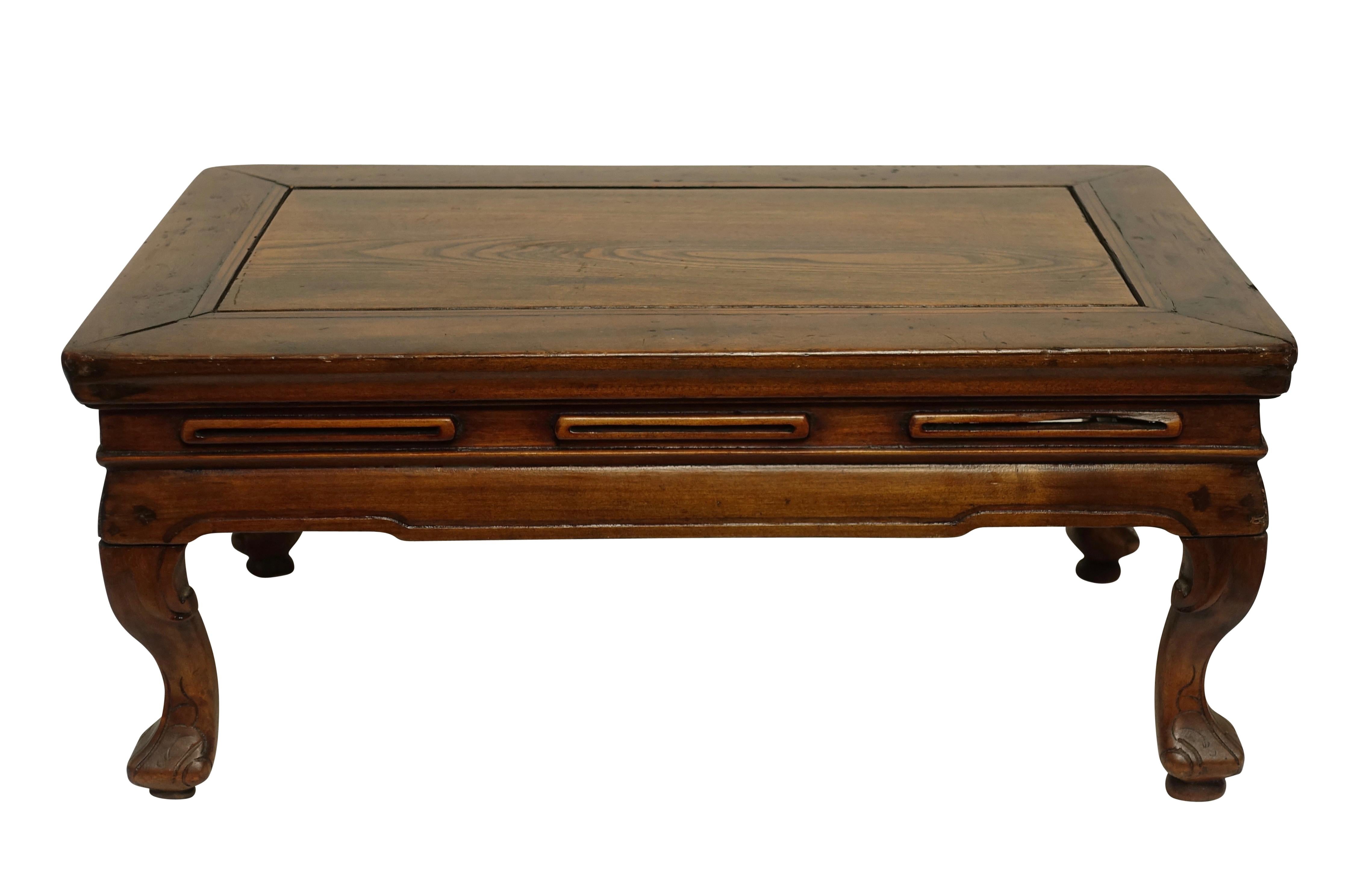 Ceremonial folding table made of conifer and elm woods with folding legs. China, Qing dynasty, circa 1890.

 