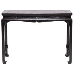 Antique Chinese Console Table with Cusped Apron
