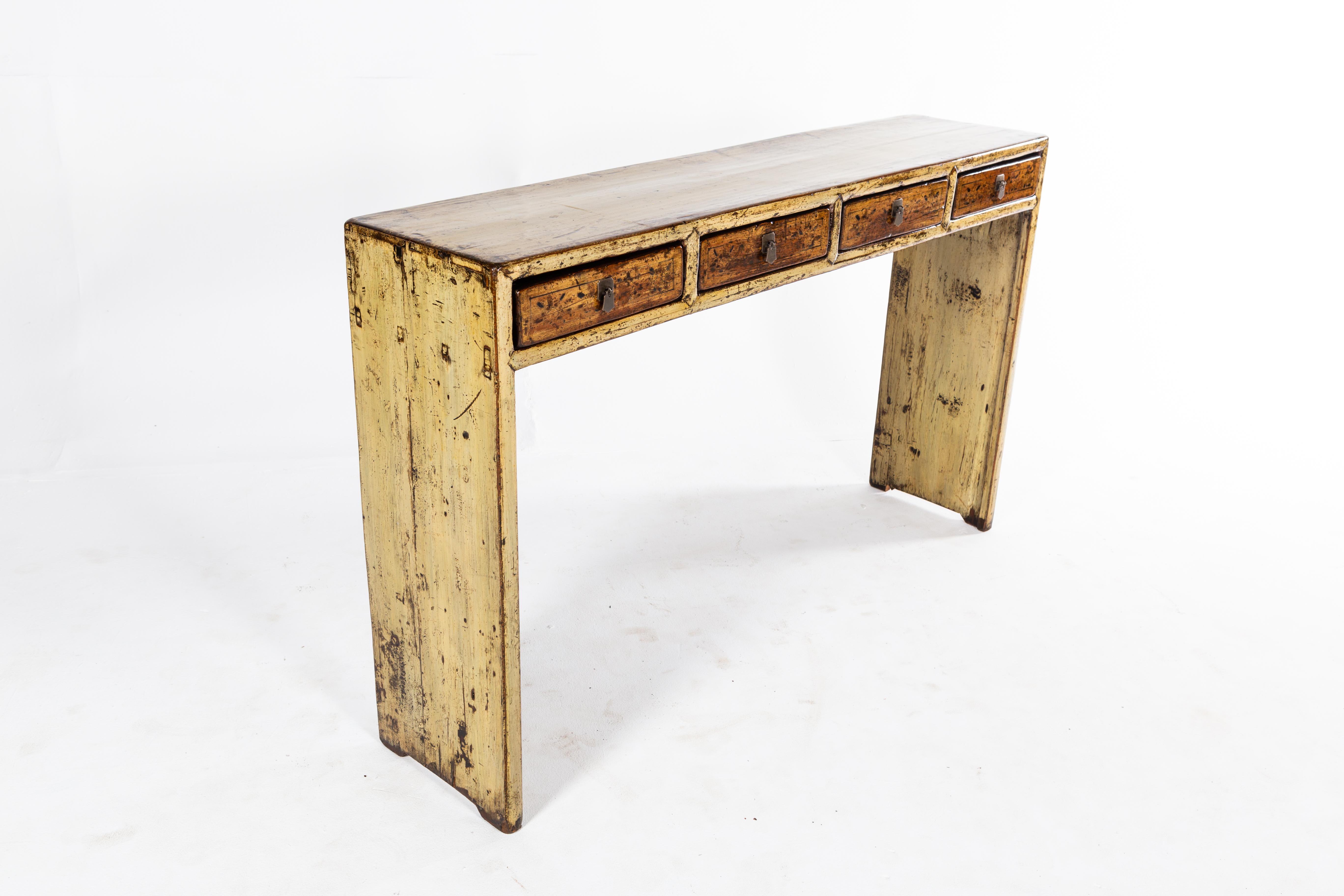 20th Century Chinese Console Table with Four Drawers