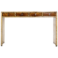 Chinese Console Table with Four Drawers
