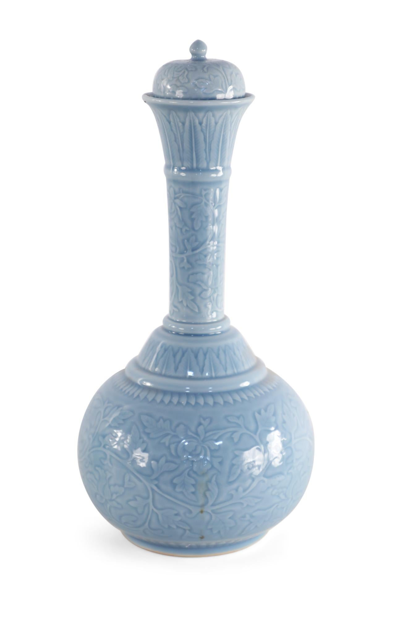 cornflower blue vase