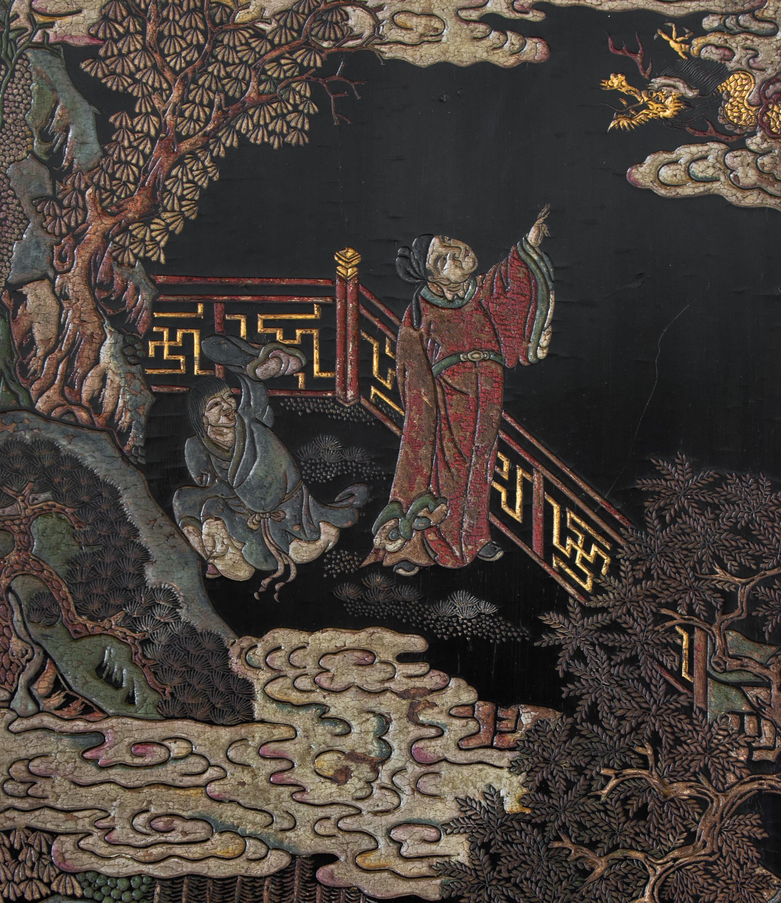 Chinese Coromandel Screen, Kanxi, circa 1700 In Good Condition In London, GB