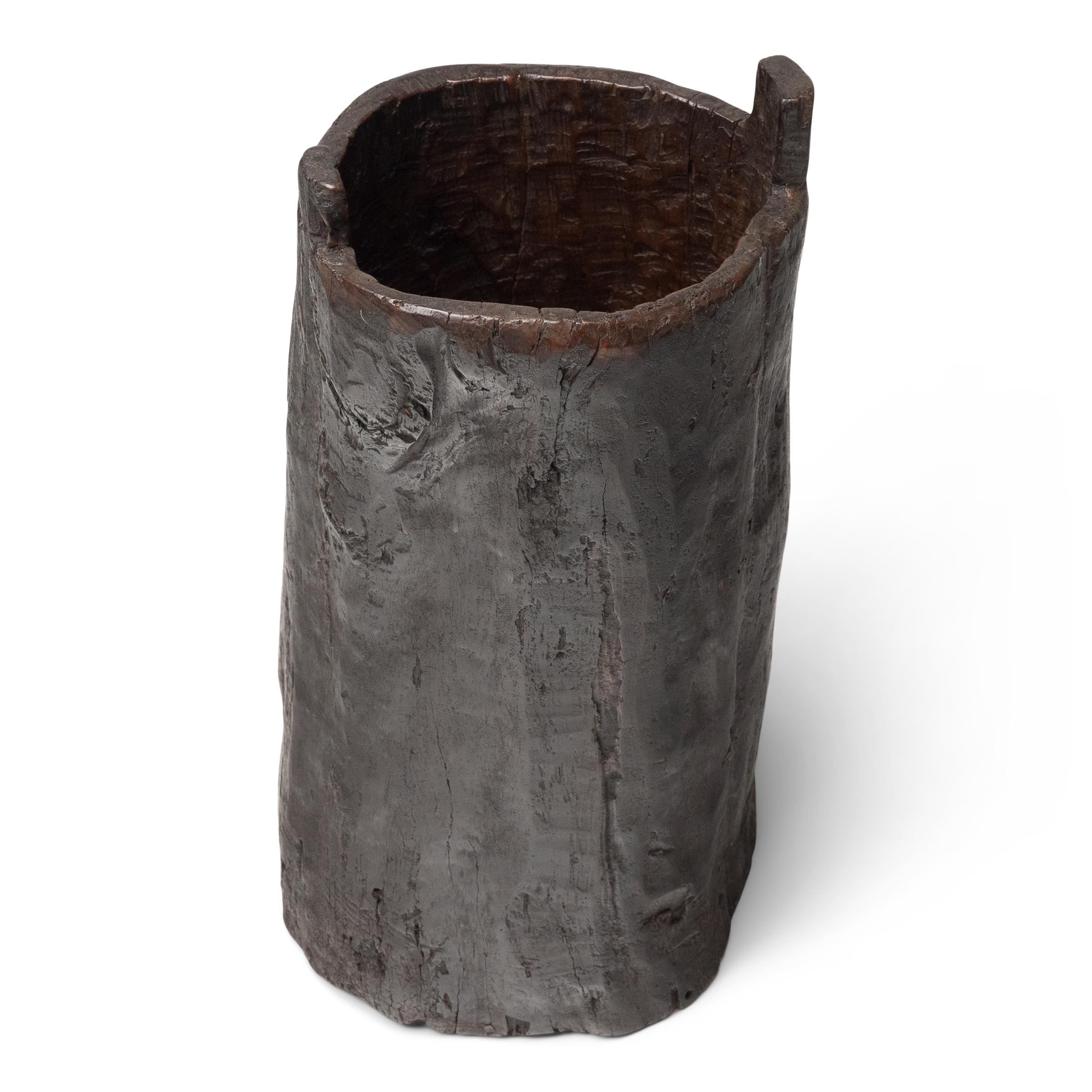 Organic Modern Chinese Courtyard Grain Container, c. 1900 For Sale